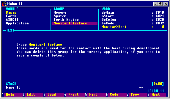 the monitor interface code (8326 Byte)