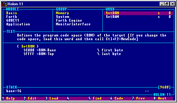 generating the EPROM code file (8018 Byte)